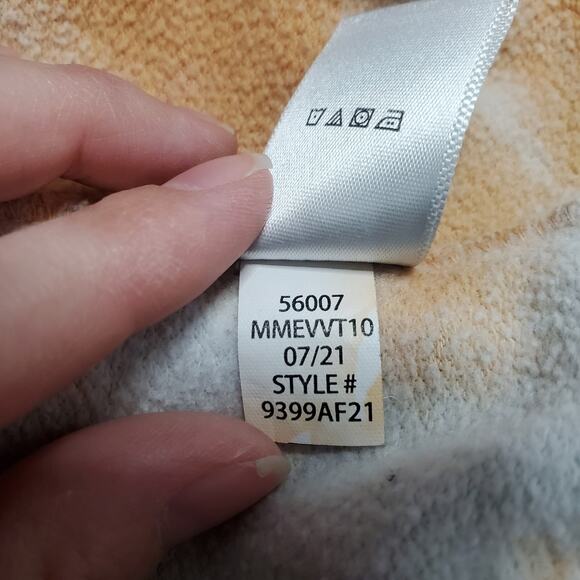 aeropostale tie dye swirl sweatshirt pullover blue orange large - Picture 6 of 7